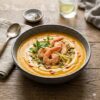 Pumpkin Soup With Prawns