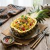 Fried Rice With Pine Apple With Chicken