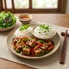 Braised Tofu With Bell Pepper