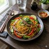 Stir Fried Noodles With Beef